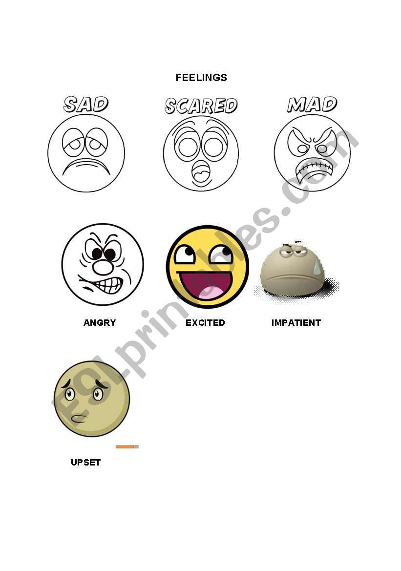 Feelings worksheet