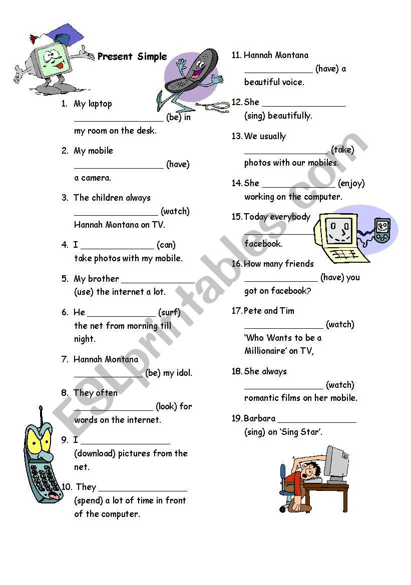 Present Simple worksheet