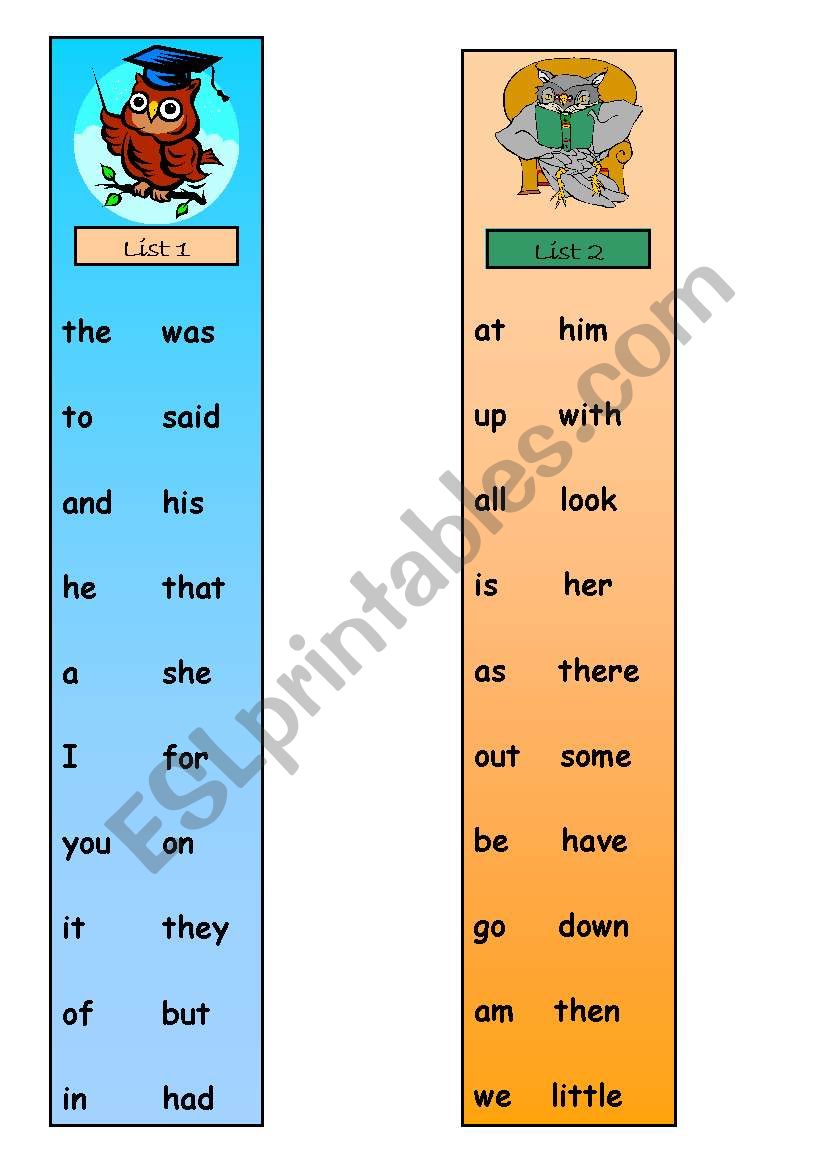 Working with words worksheet