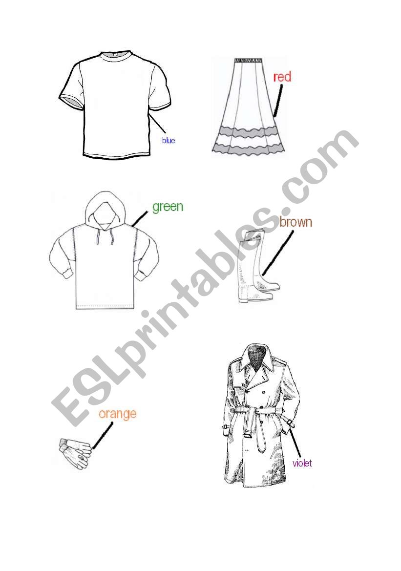 Colour in! worksheet