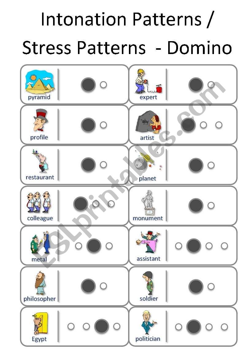 Intonation / Stress Patterns for Children and Adults