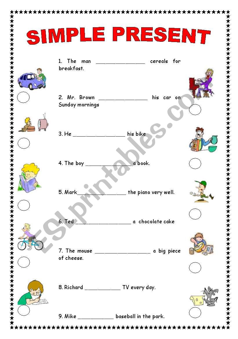 Simple Present worksheet