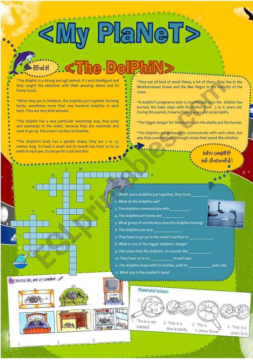 MY PLANET worksheet