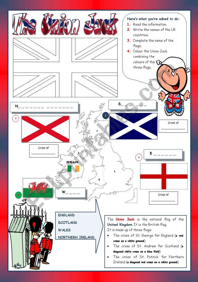 THE UNION JACK worksheet