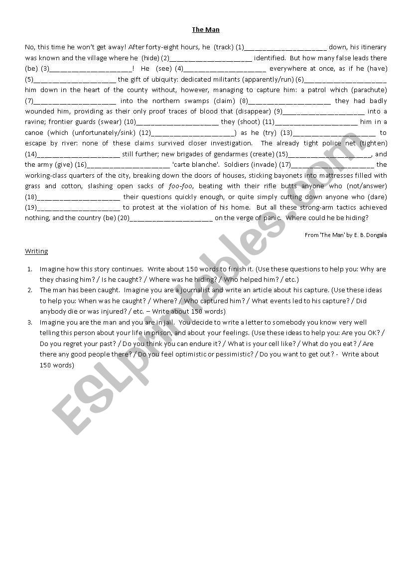 Tenses: Simple Past and Past Perfect