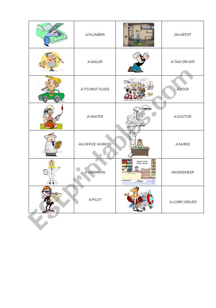 job dominoes part 2 worksheet