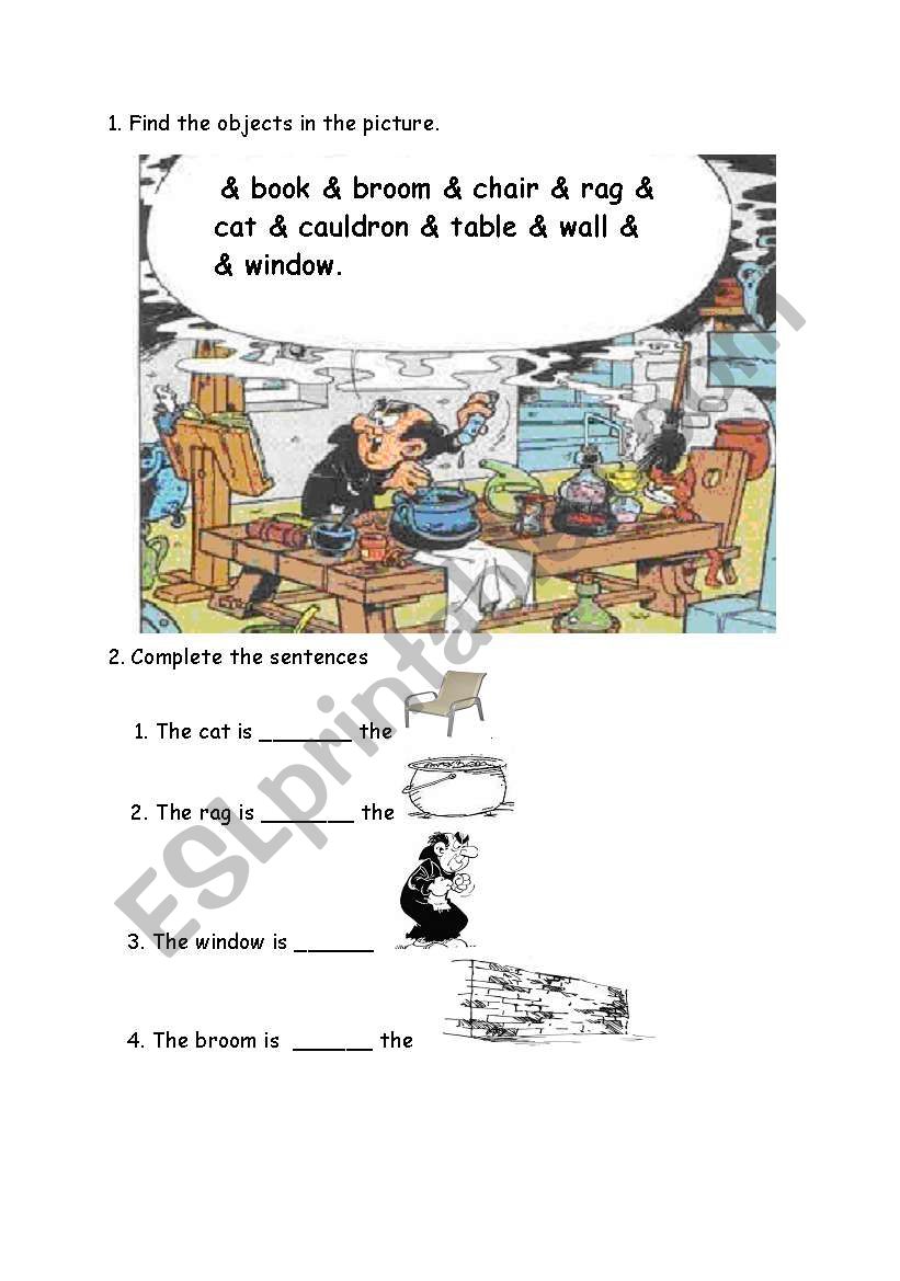 prepositions worksheet