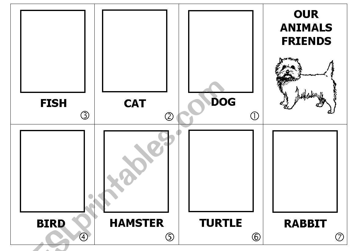 PETS MINI-BOOK worksheet