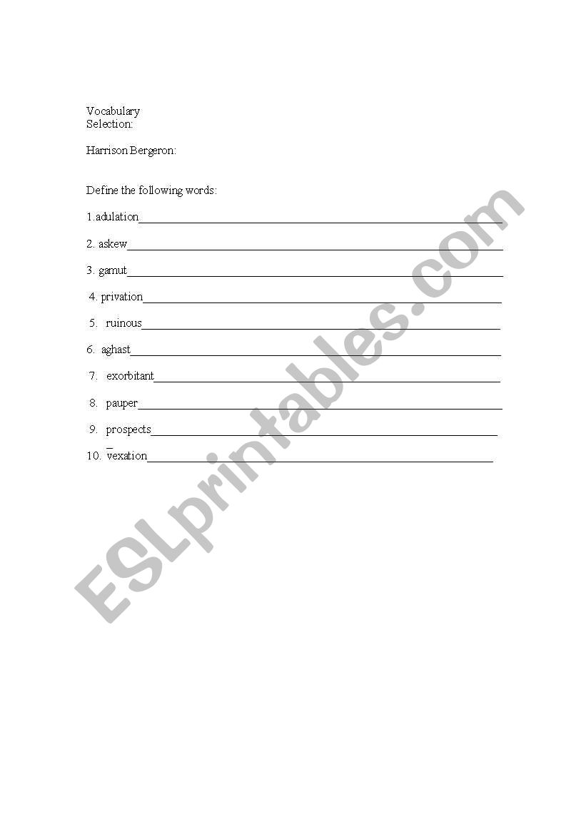 english-worksheets-harrison-bergeron-vocabulary