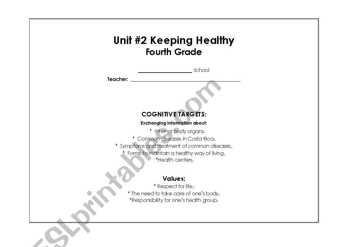 englis program worksheet