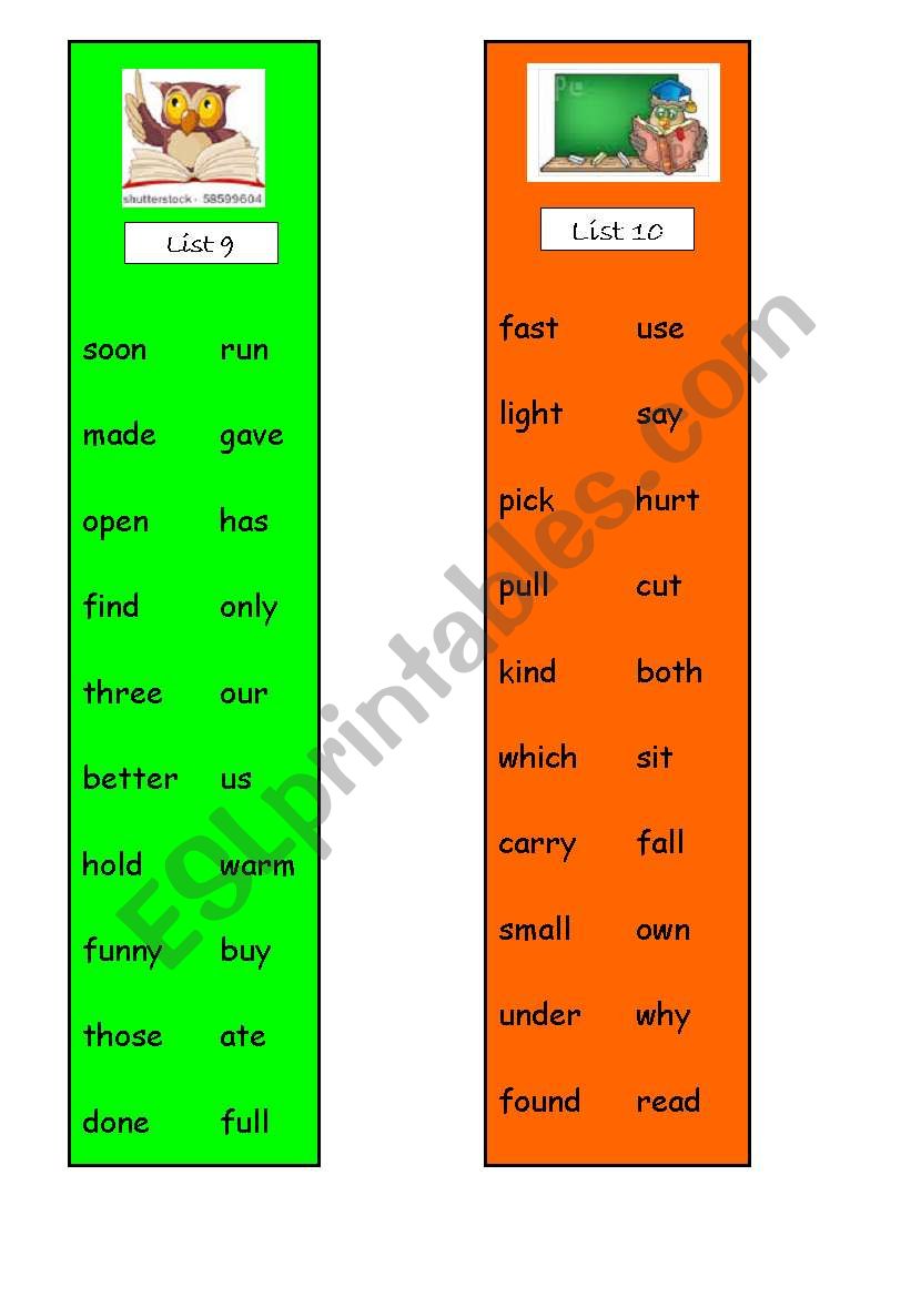 Working with words worksheet