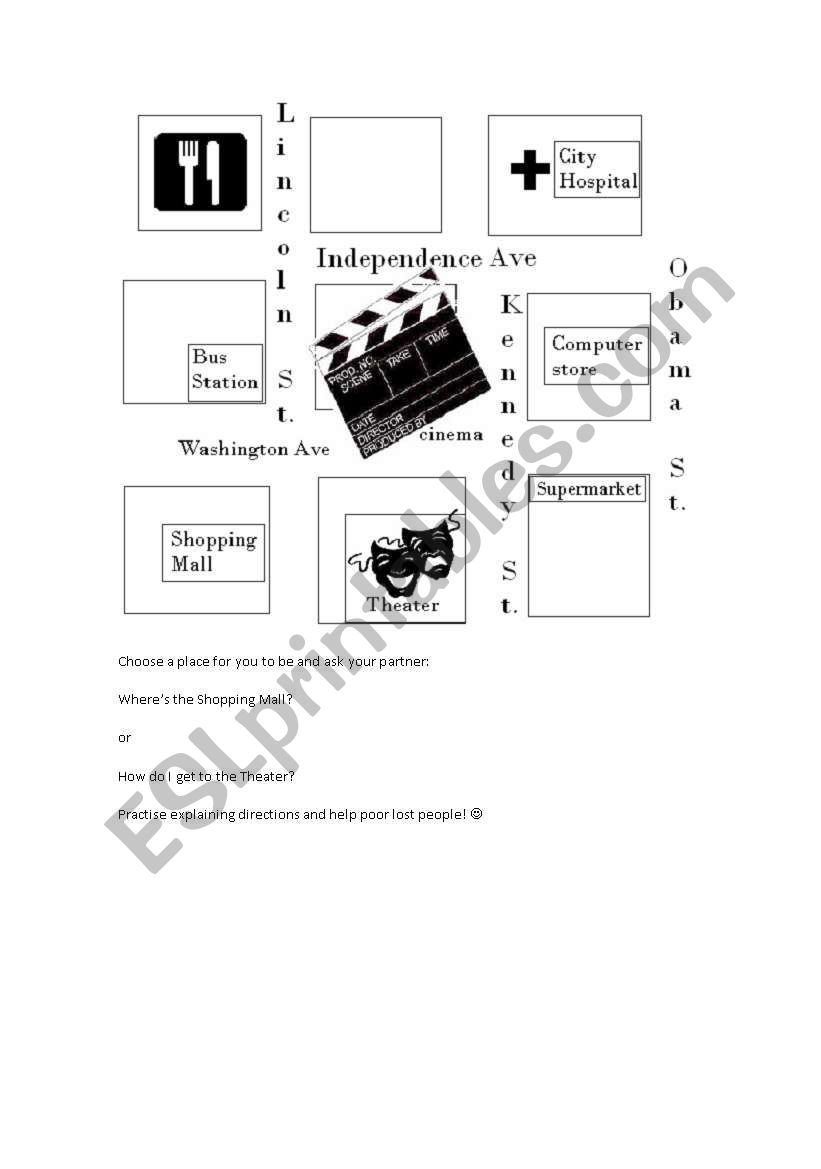 Directions worksheet worksheet