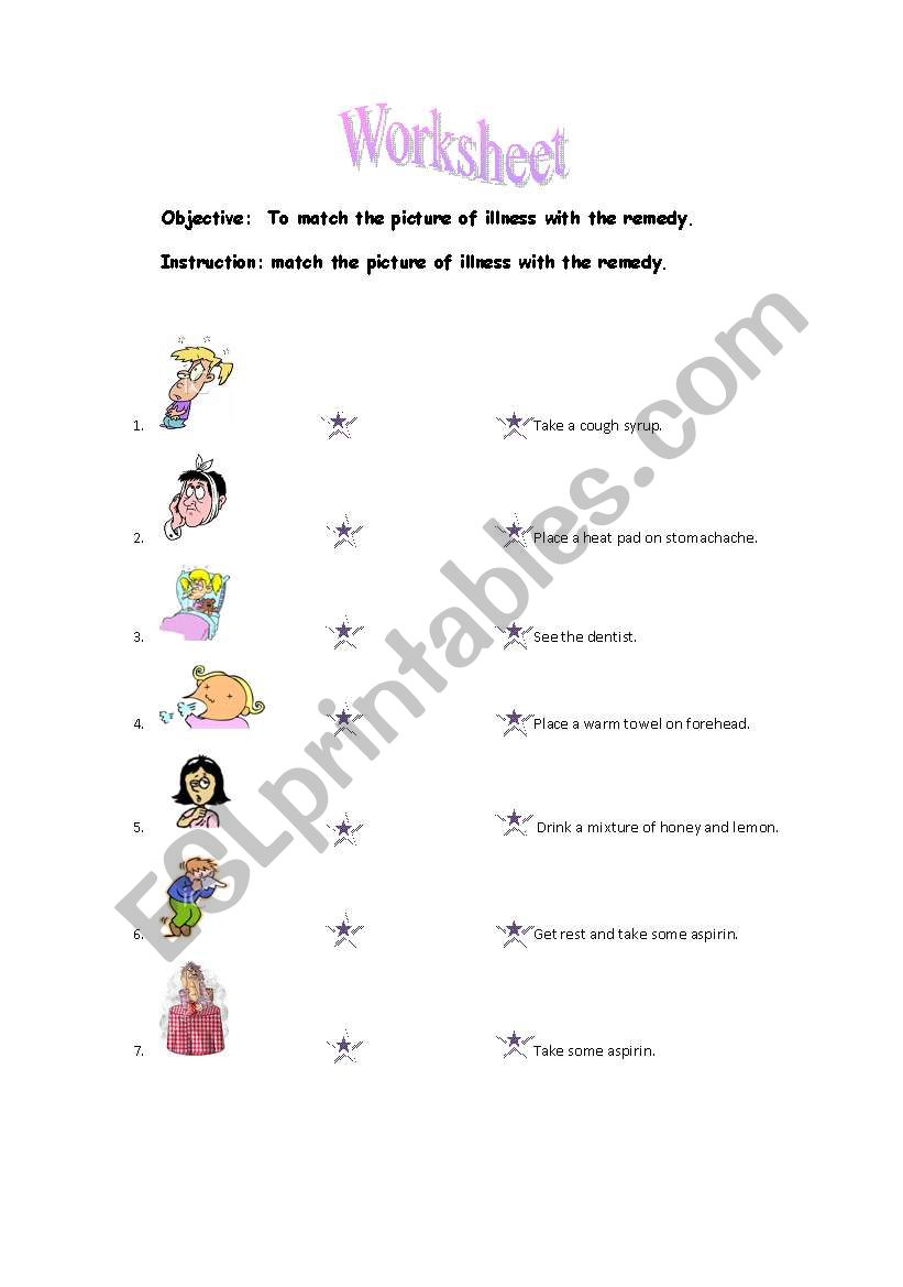 illness worksheet