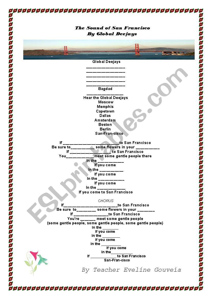 The Sound of San Francisco (with Answer Key)