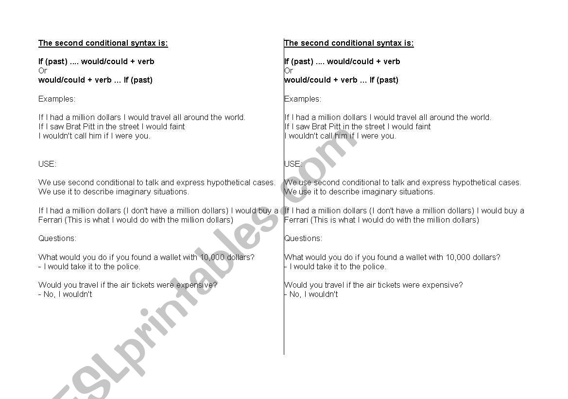 Review worksheet