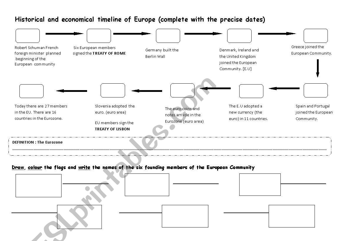 EUROPE DAY May 9th worksheet