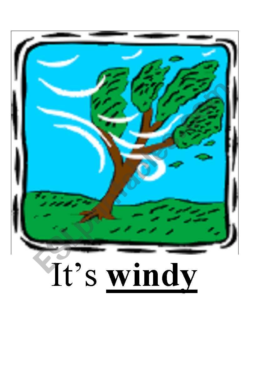 Flashcards Météo (à plastifier) - ESL worksheet by pookiewooki