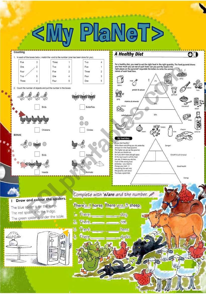 my planet section 3/3 worksheet