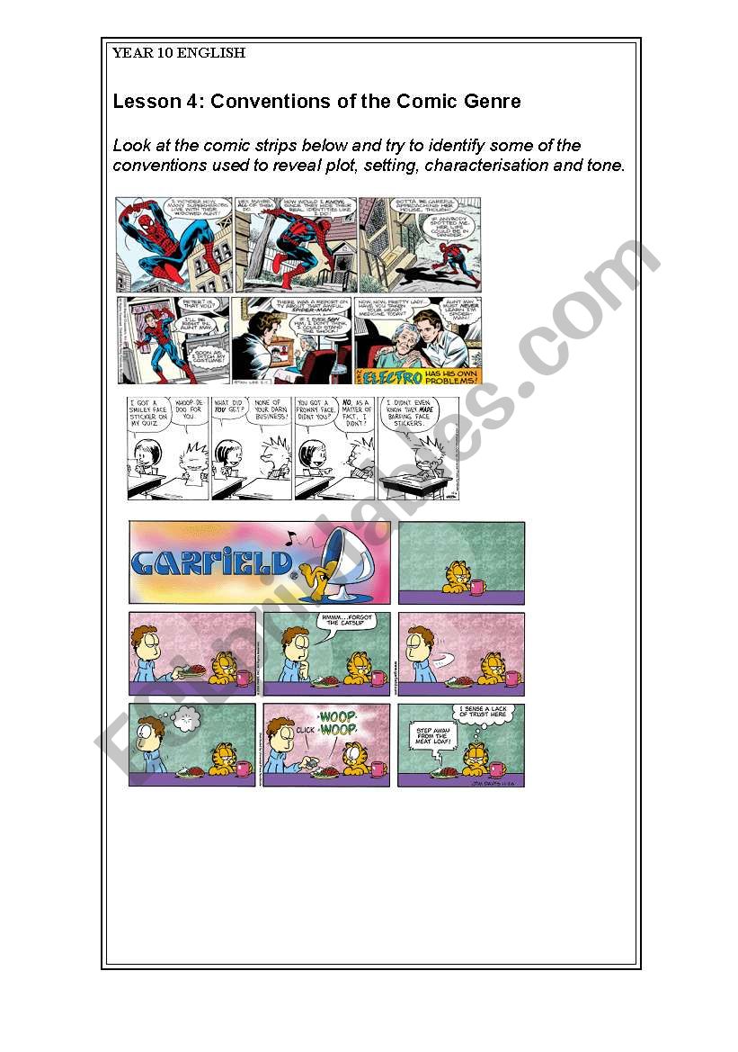 english-worksheets-conventions-of-comics