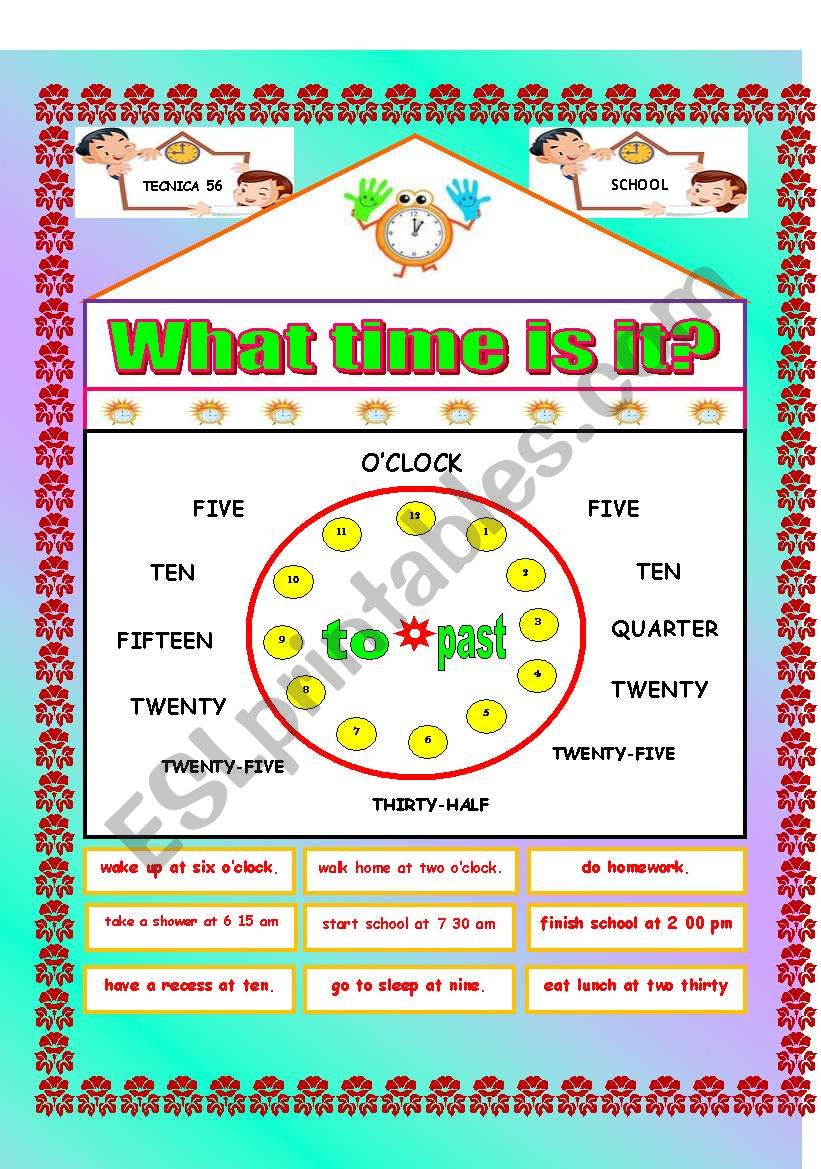 What time is it? worksheet