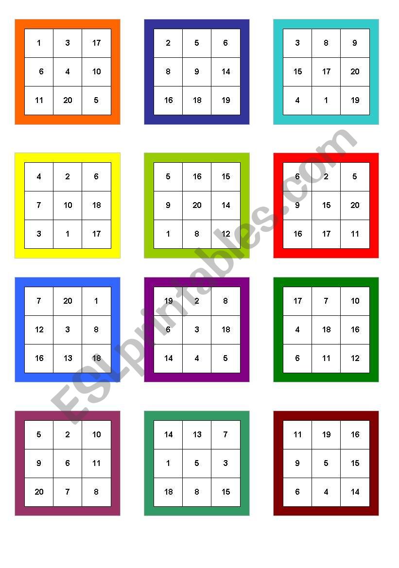 numbers-1-20-bingo-esl-worksheet-by-julivan