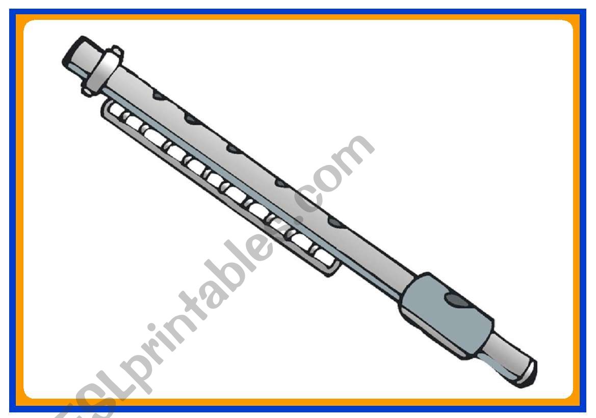 Musical instruments flashcards 3