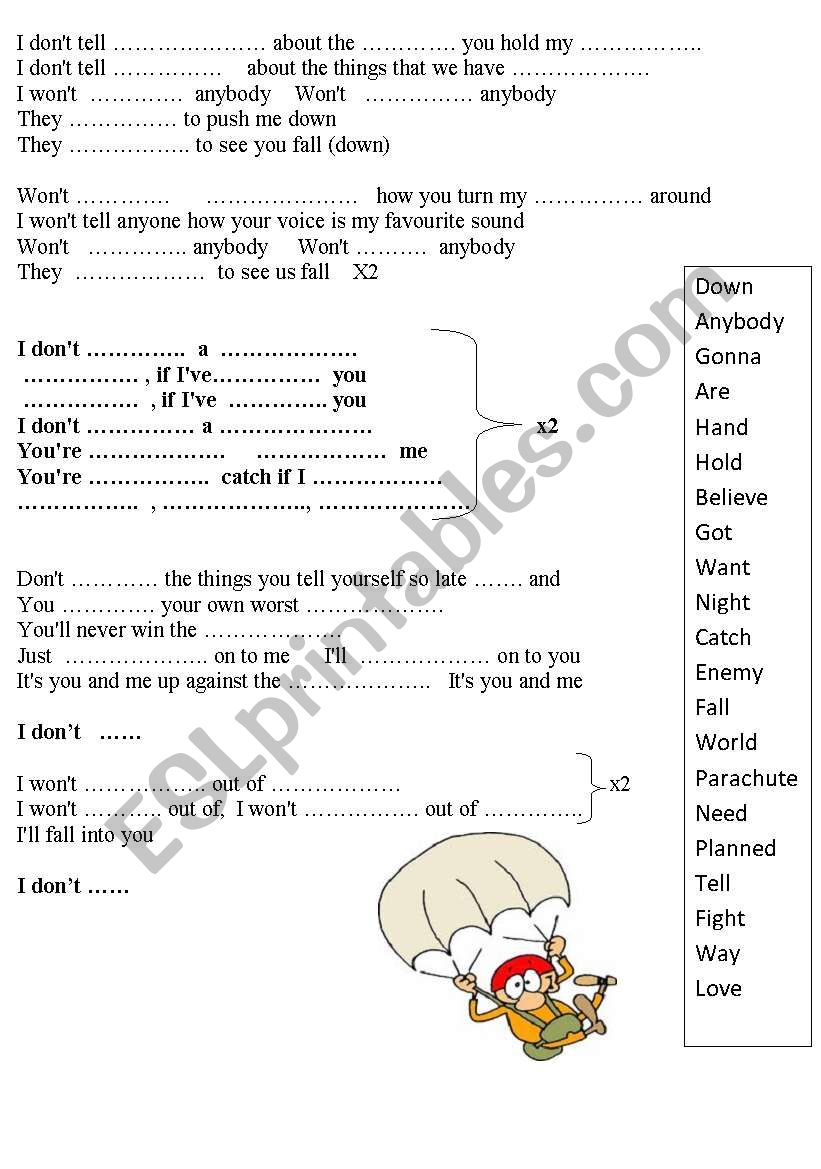 Cheryl Cole    Parachute  SONG