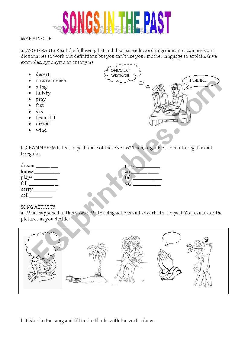 LA ISLA BONITA worksheet