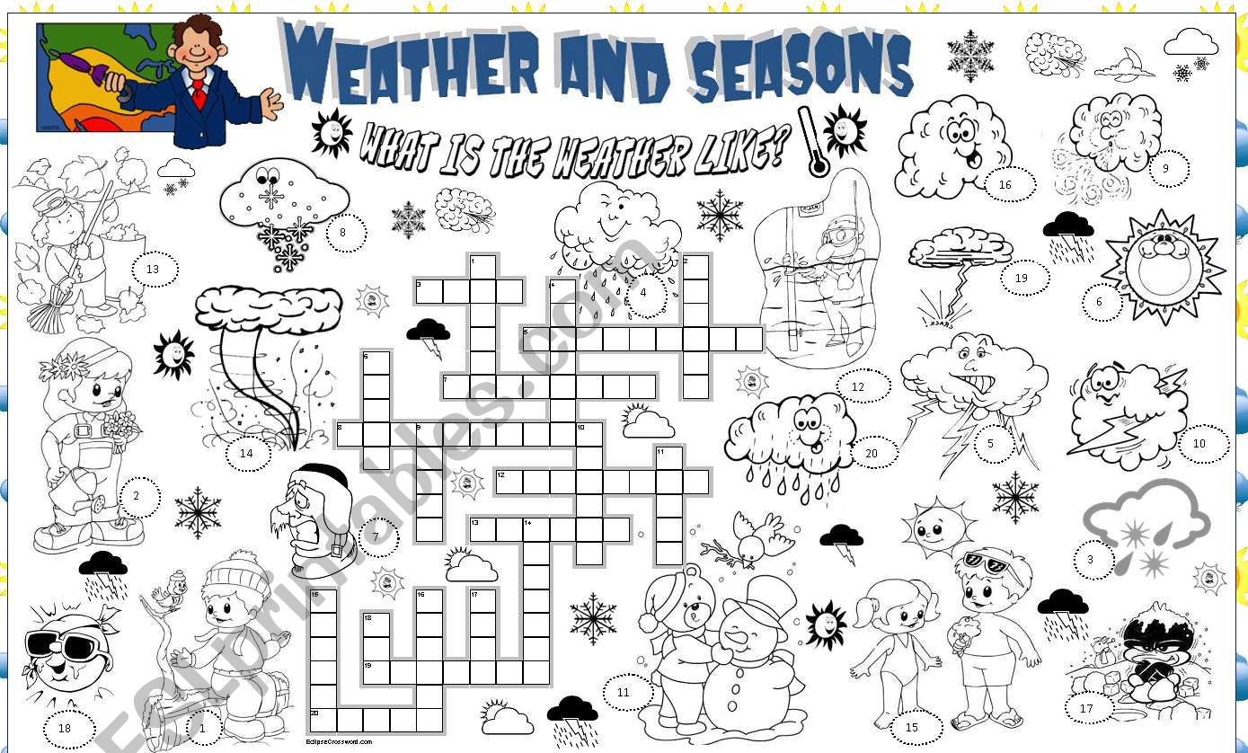 weather and seasons worksheet