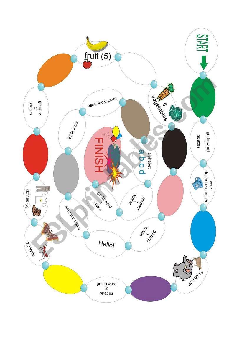 Vocabulary Game worksheet