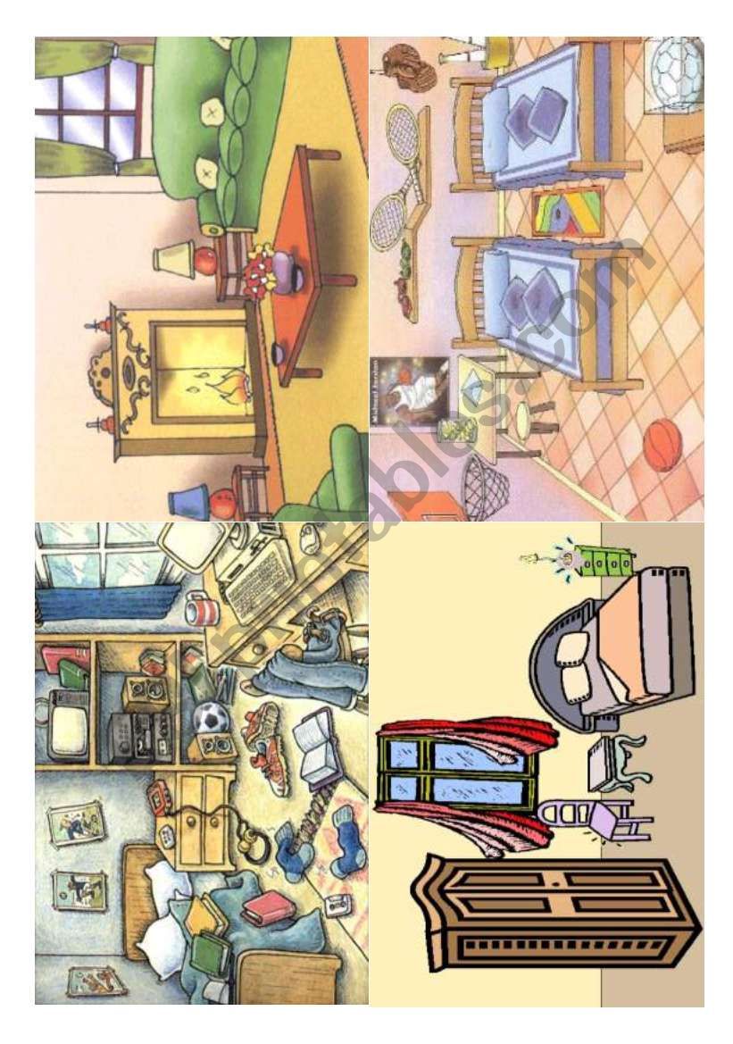 In my house there is … Set 2 worksheet