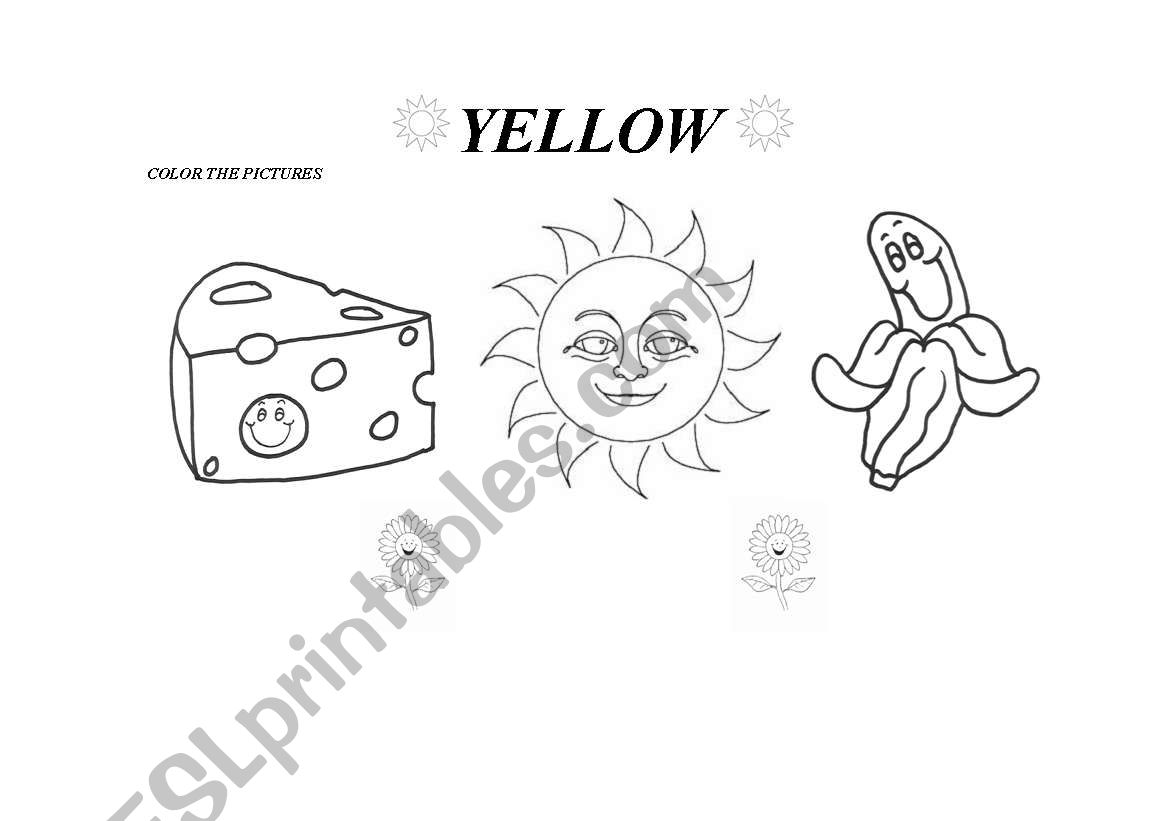 YELLOW worksheet