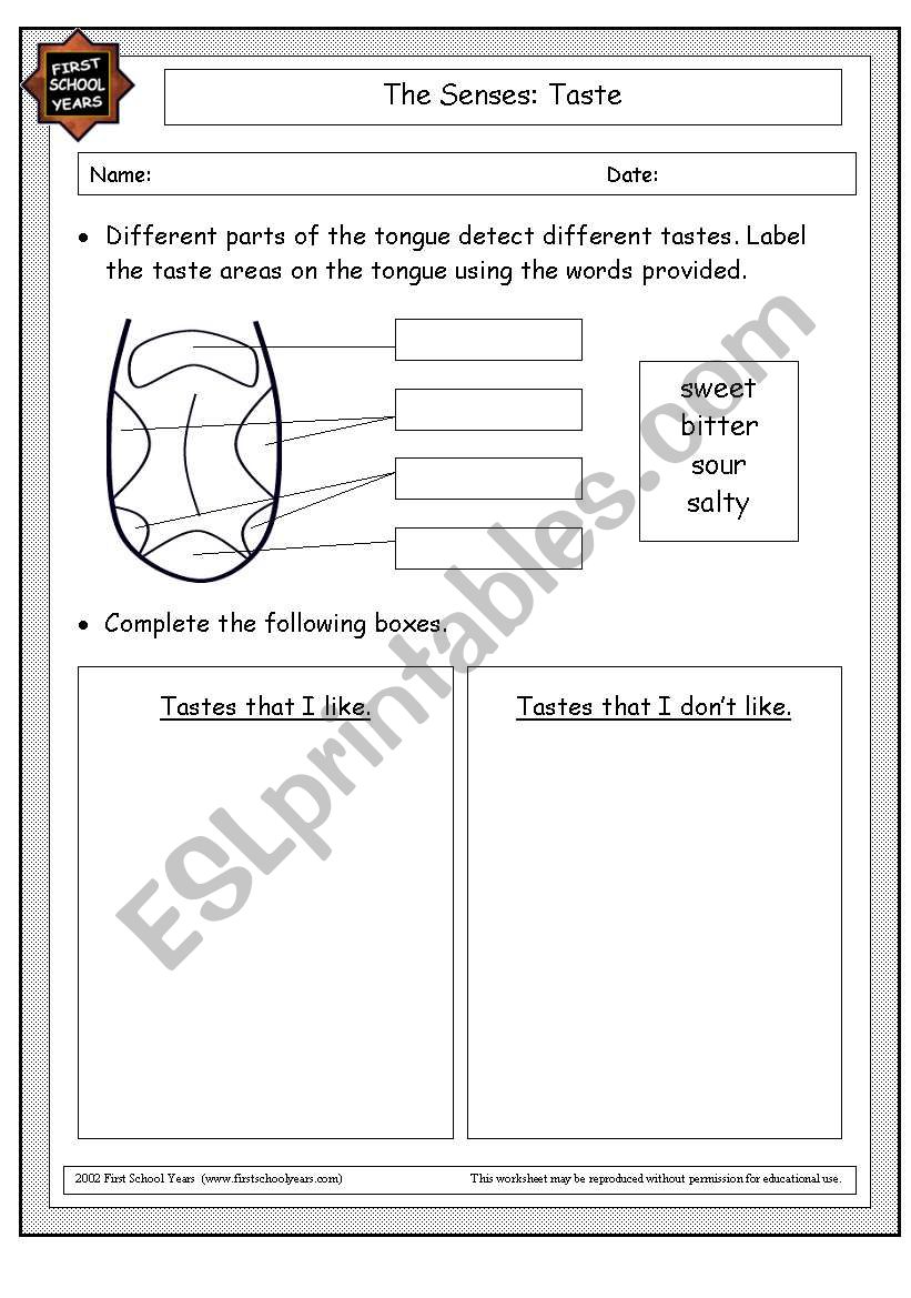 work worksheet