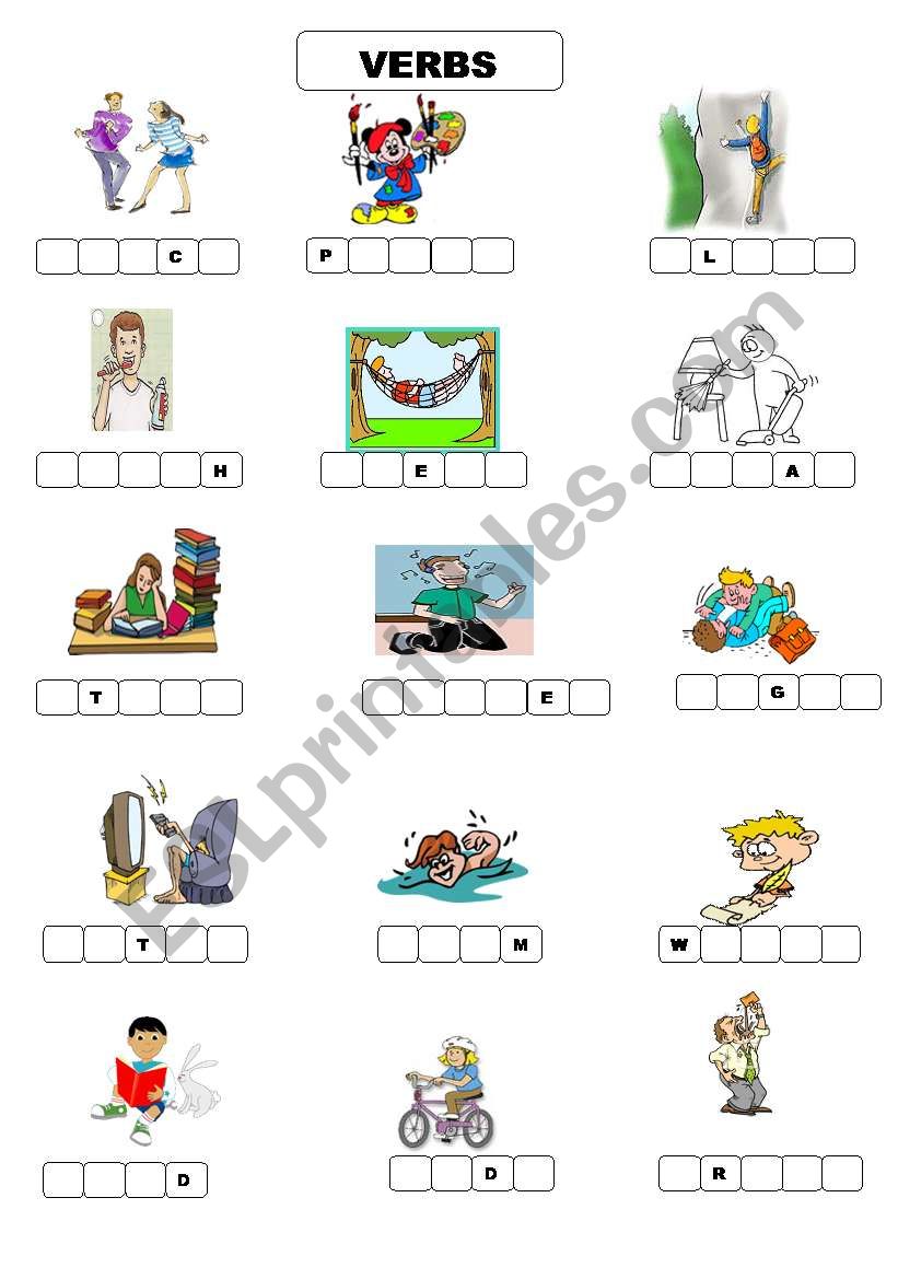 verbs-esl-worksheet-by-asphodelll