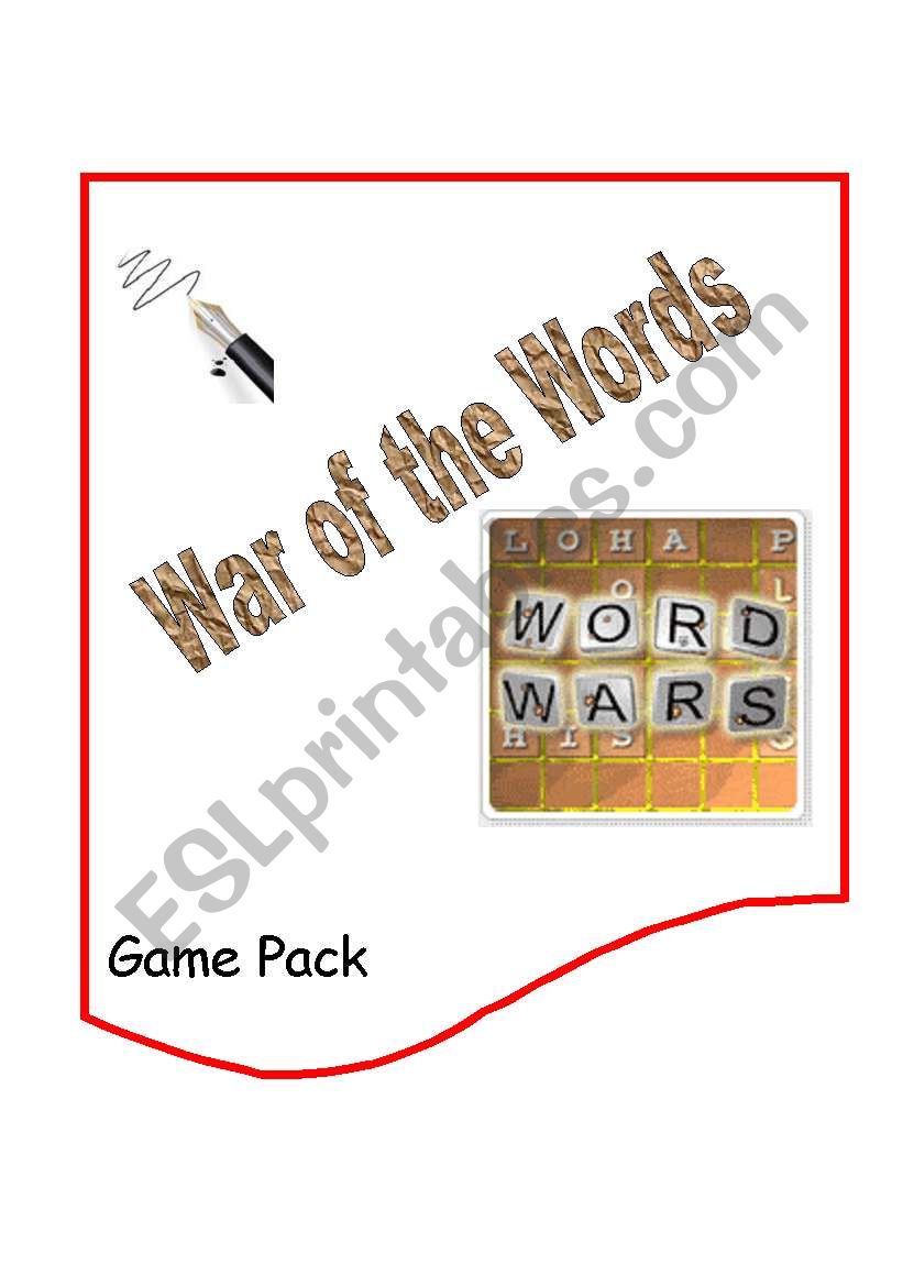 War of the Words worksheet