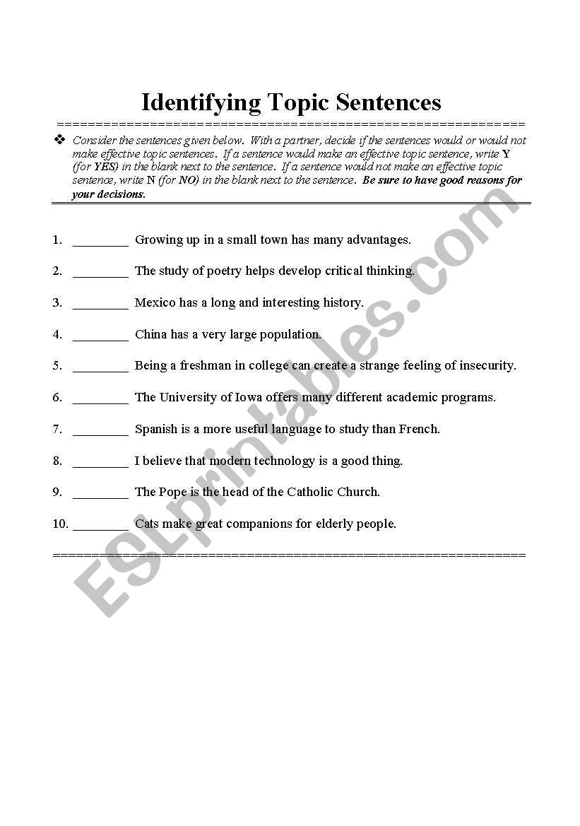 20-topic-sentence-worksheet-2nd-grade-desalas-template