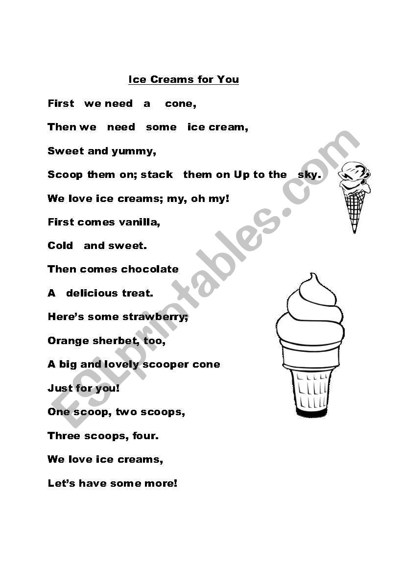 poem comprehension worksheet