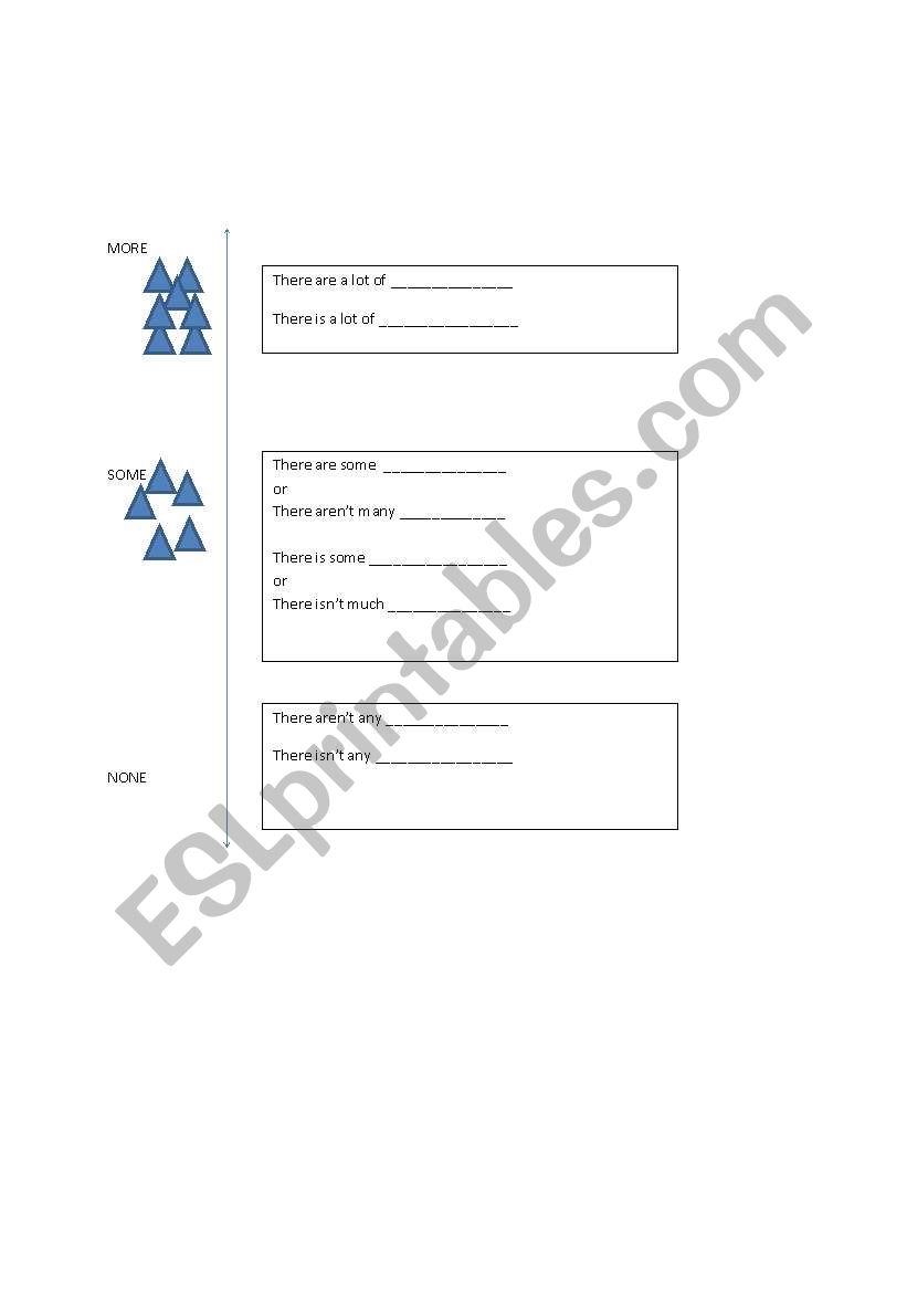 quantity worksheet