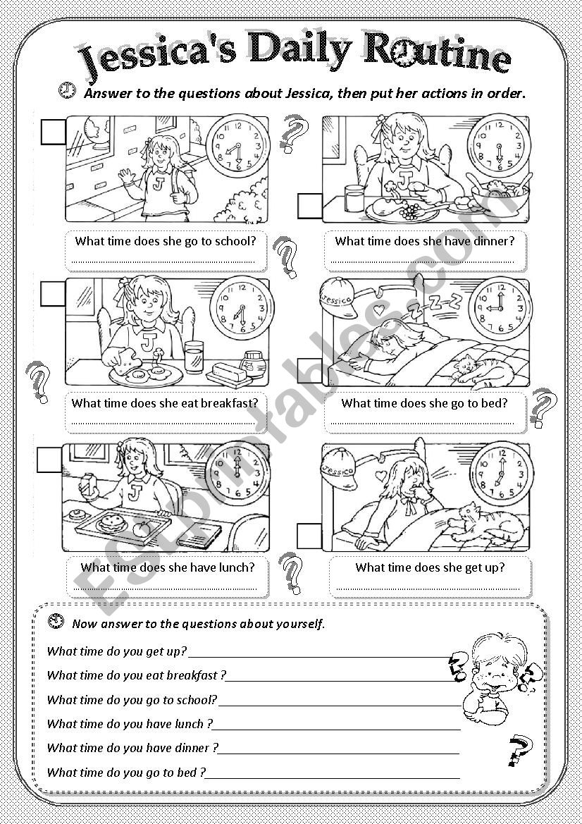 Daily RoutineÂ´s... worksheet