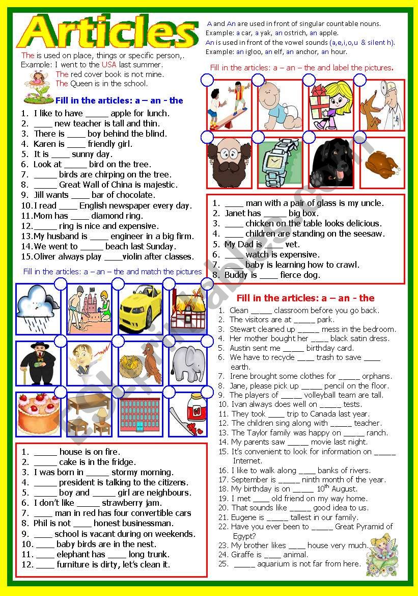 The Definite and Indefinite - Articles