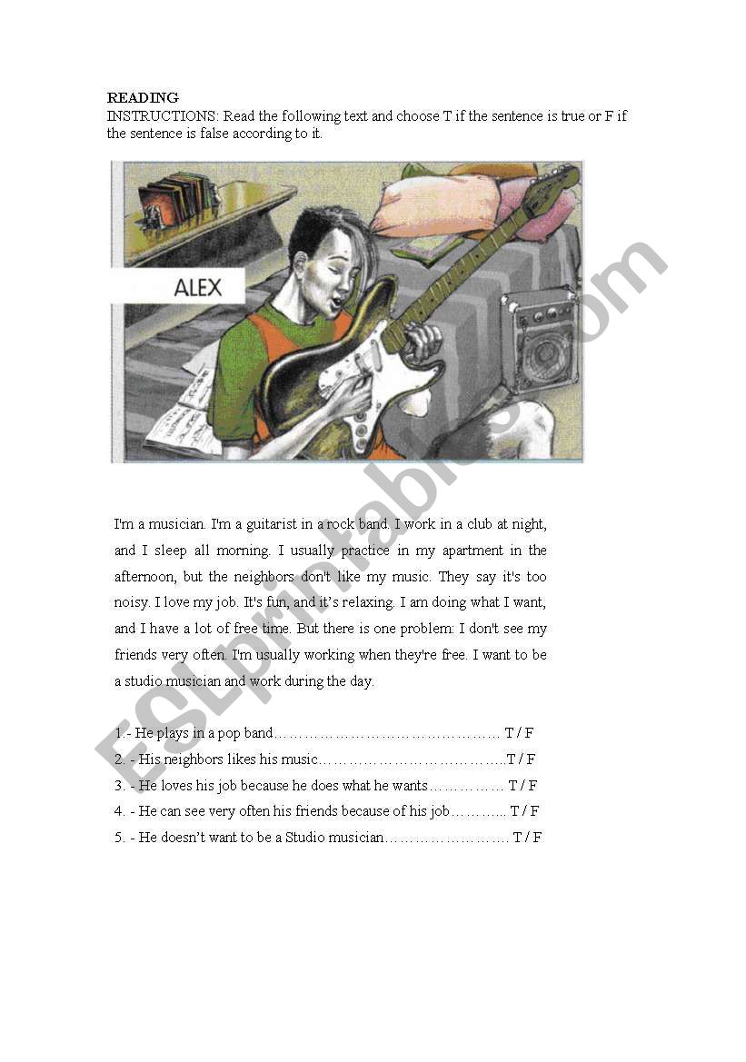 I do what I want worksheet