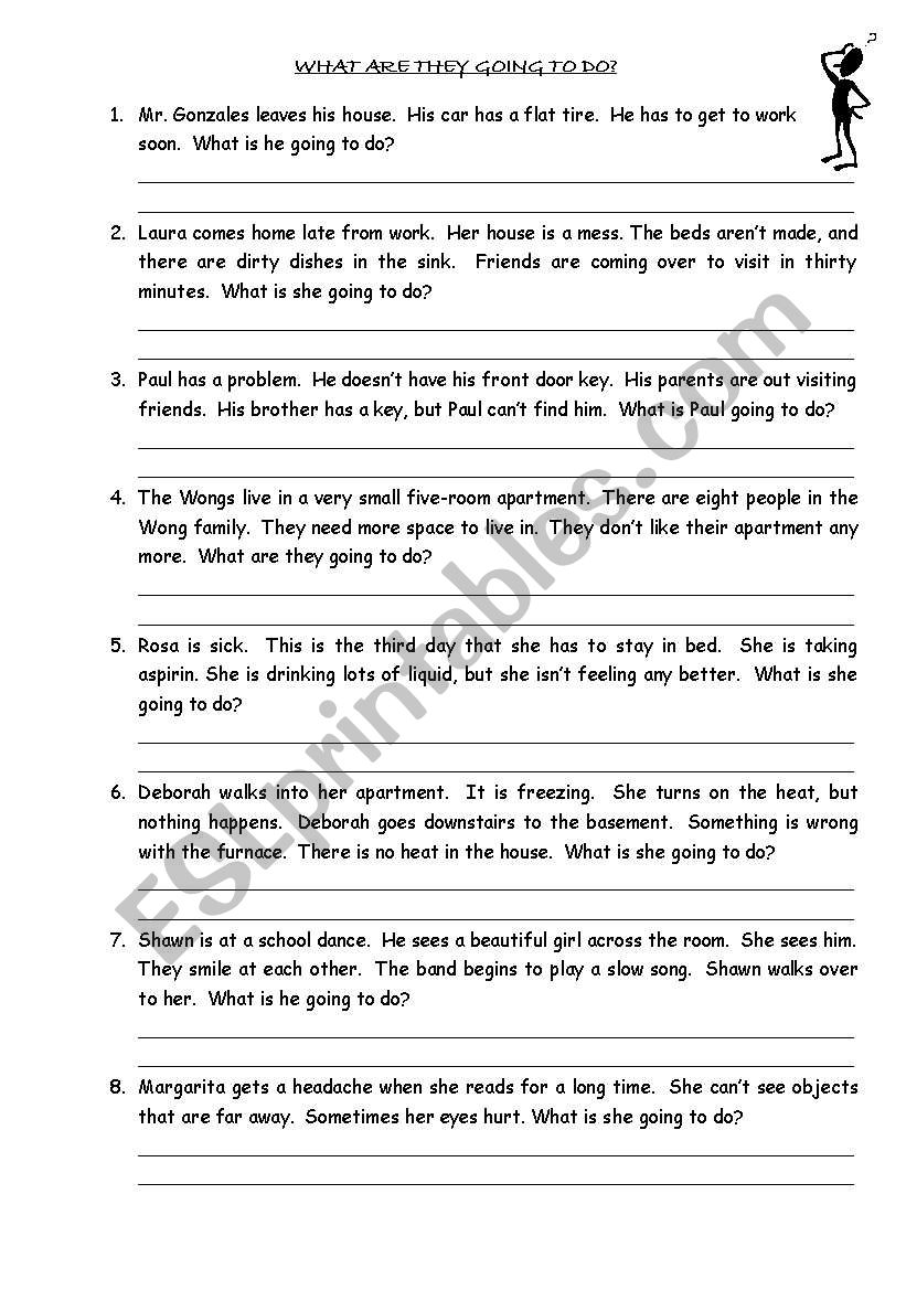 What are they going to do? worksheet