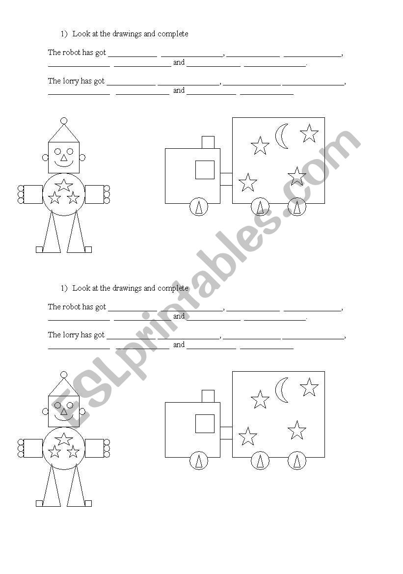 shapes and numbers worksheet