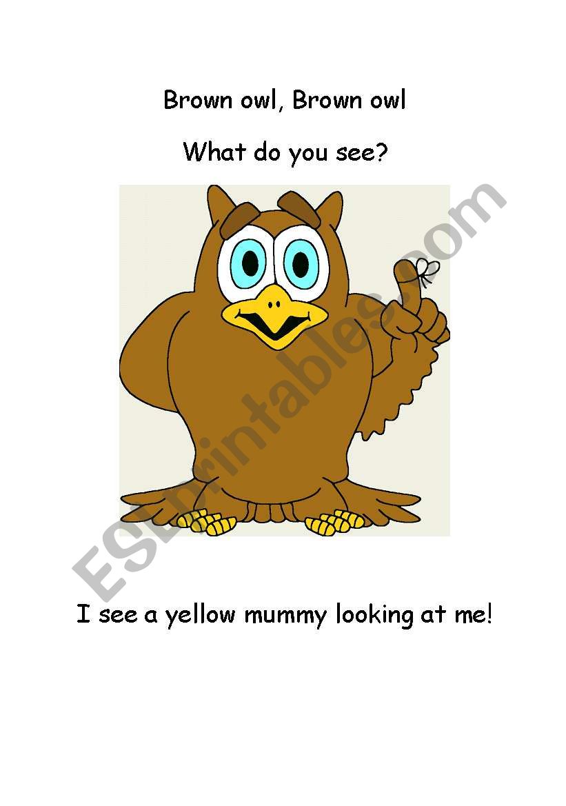 Brown Owl worksheet