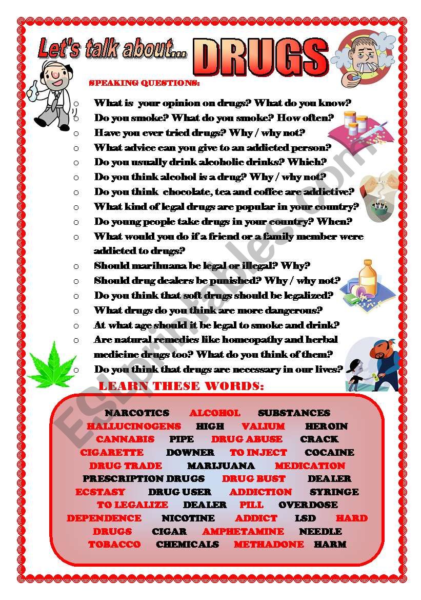 LETÂ´S TALK ABOUT DRUGS (SPEAKING SERIES 79)