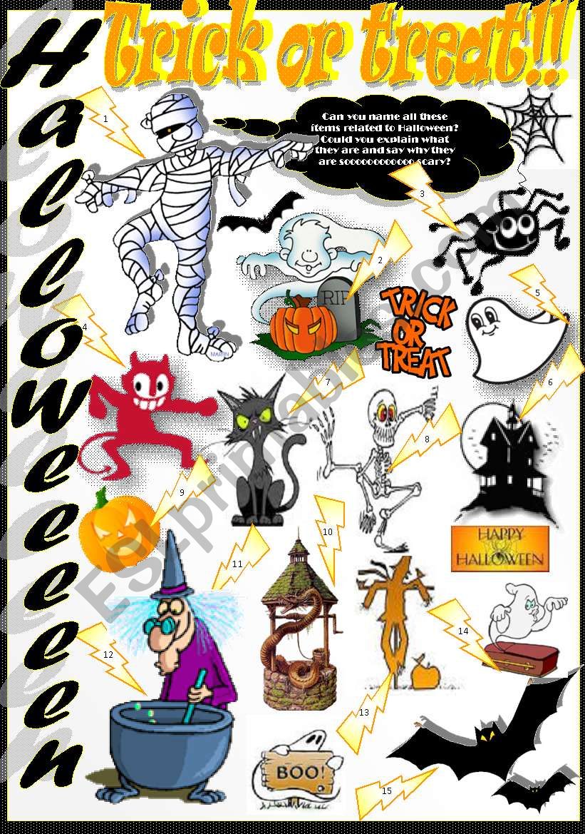 HALLOWEEN! worksheet