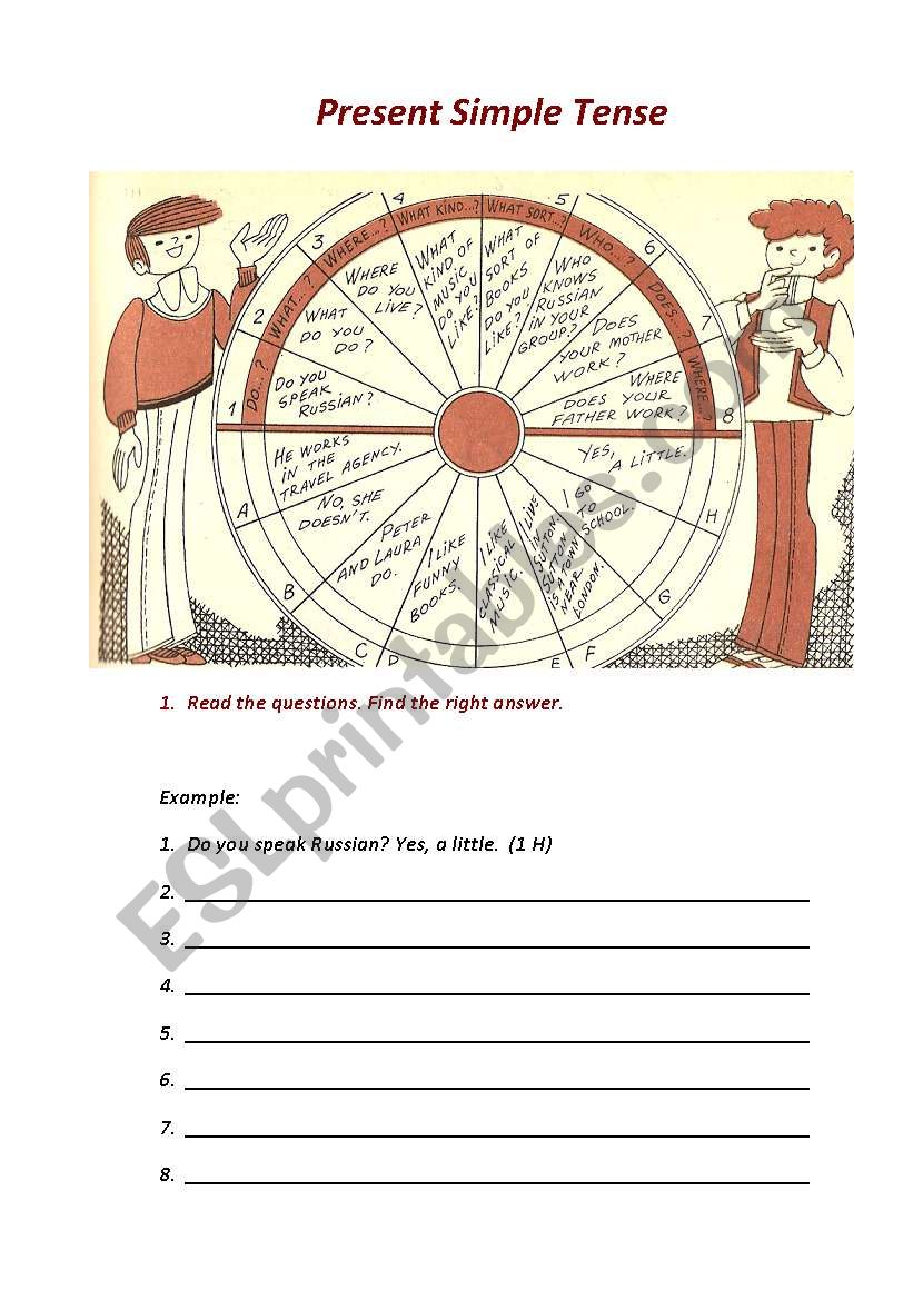 Present Simple worksheet