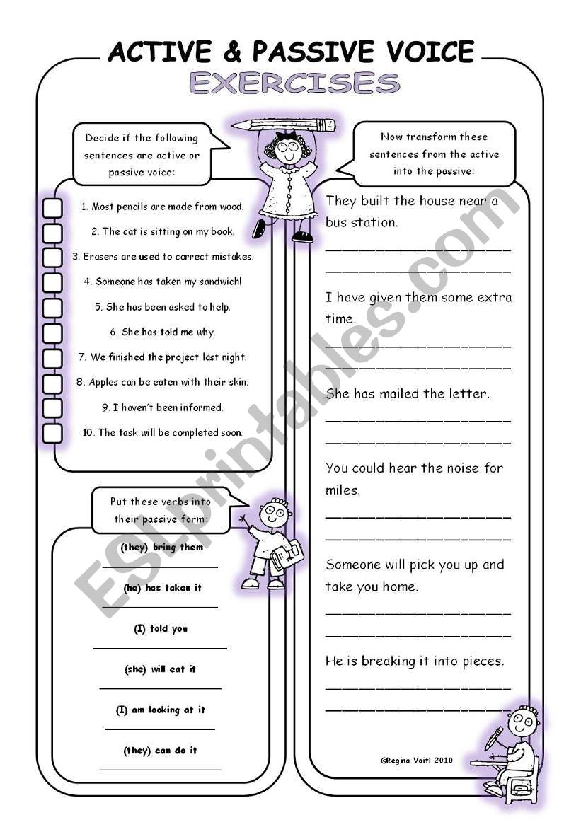 Passive Voice Exercises (Purple Series)