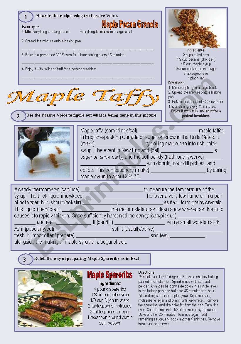 Maple Taffy (2nd part of Maple Syrup)/Passive Voice