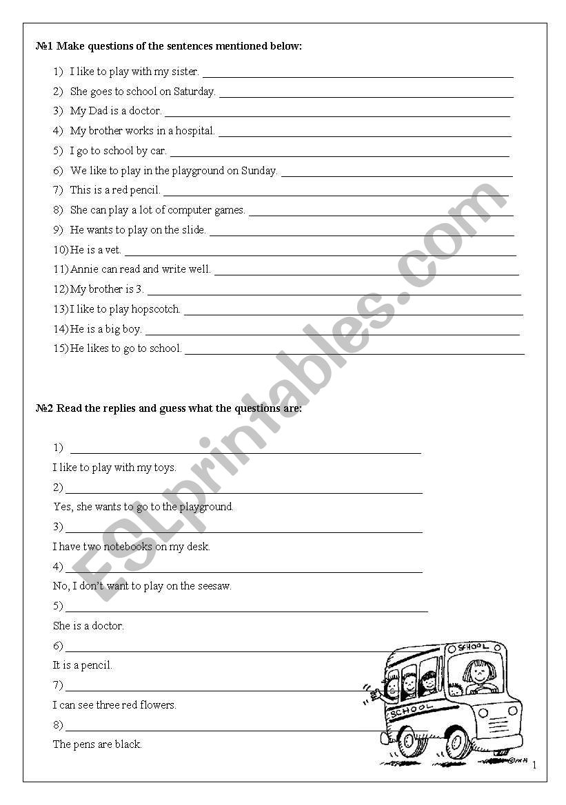 Test PS worksheet